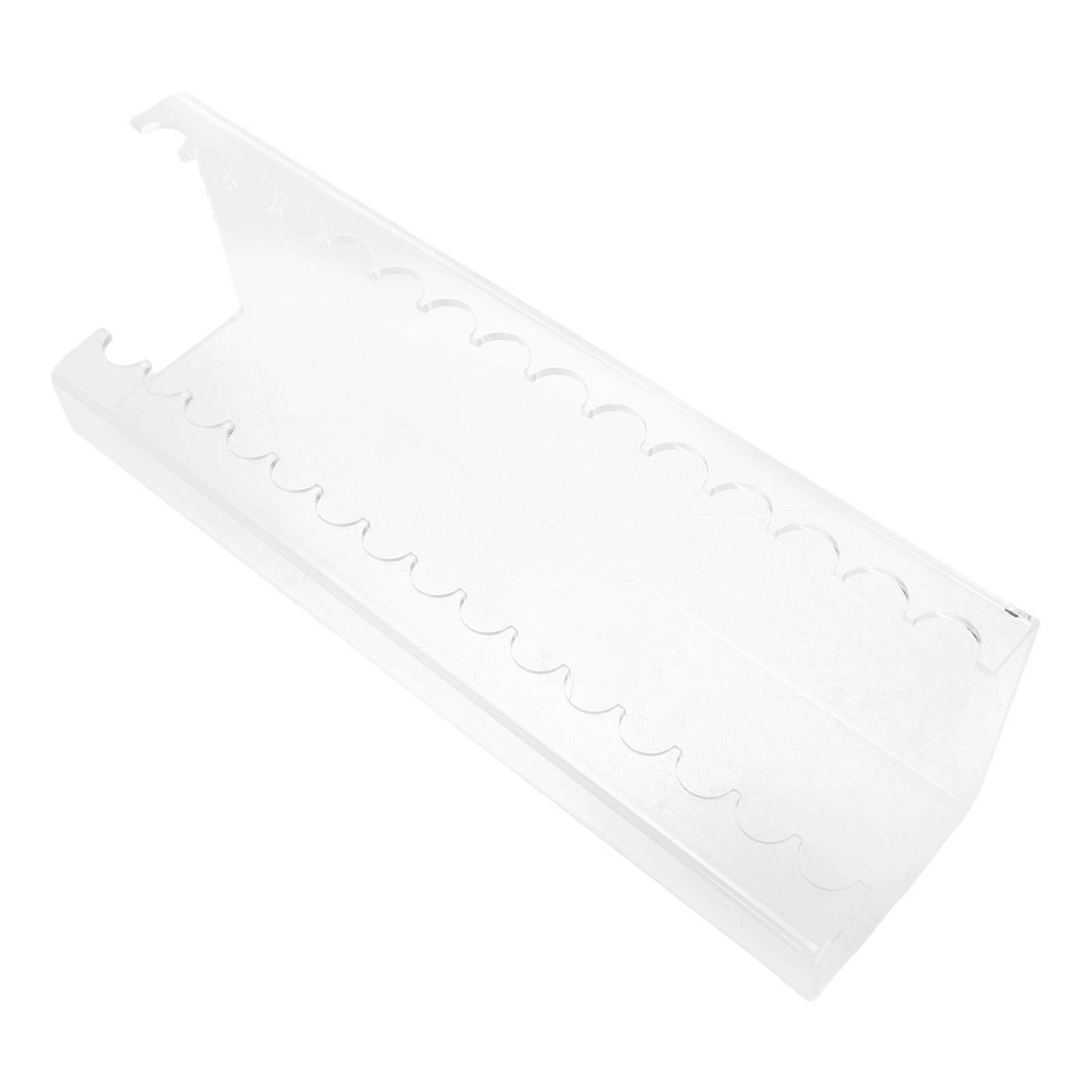 Acrylic Desktop Storage Box For Students 15-Slot Pen Holder Rectangular Modern Style 1Pack