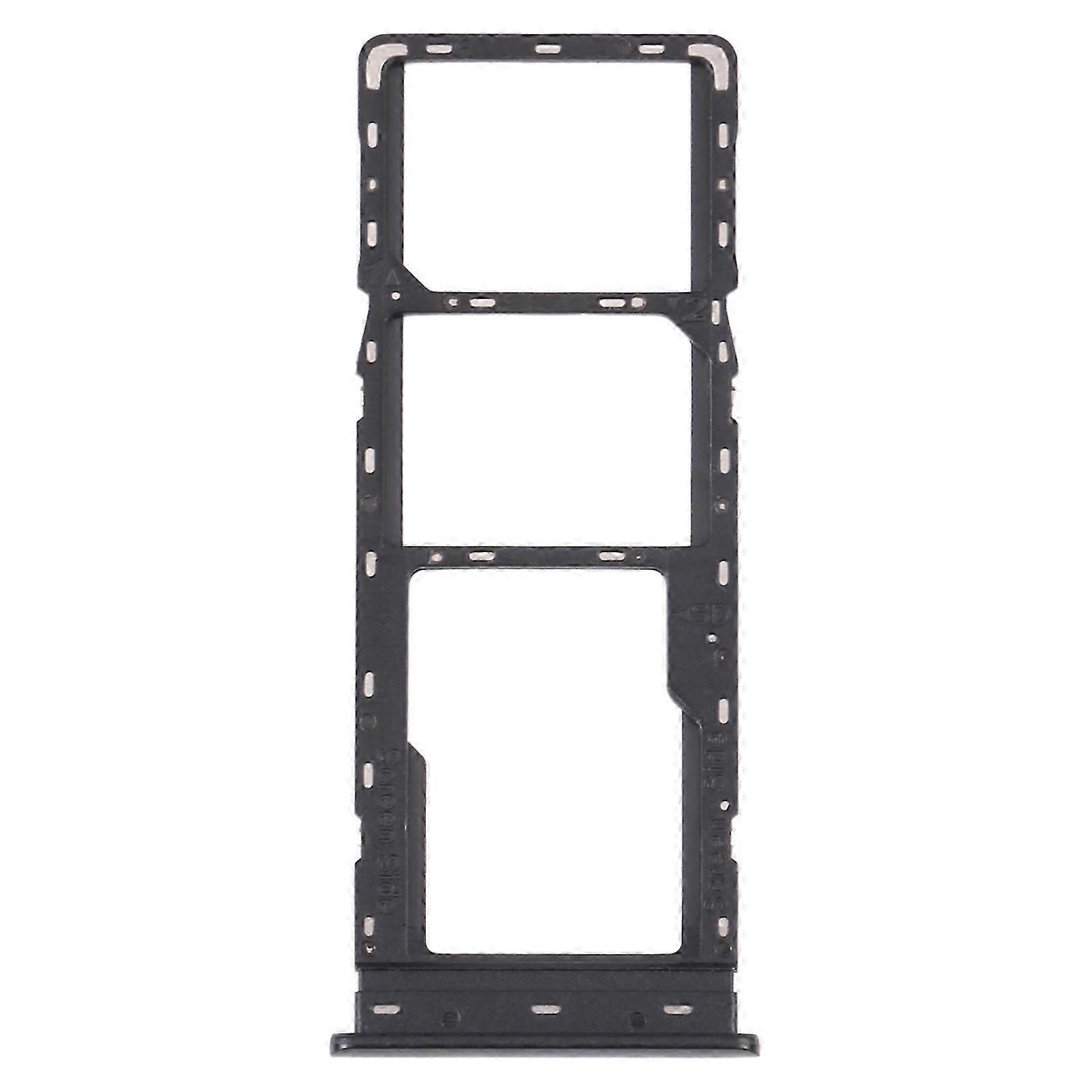 For Tecno Camon 17P CG7 SIM Card Tray + SIM Card Tray + Micro SD Card Tray