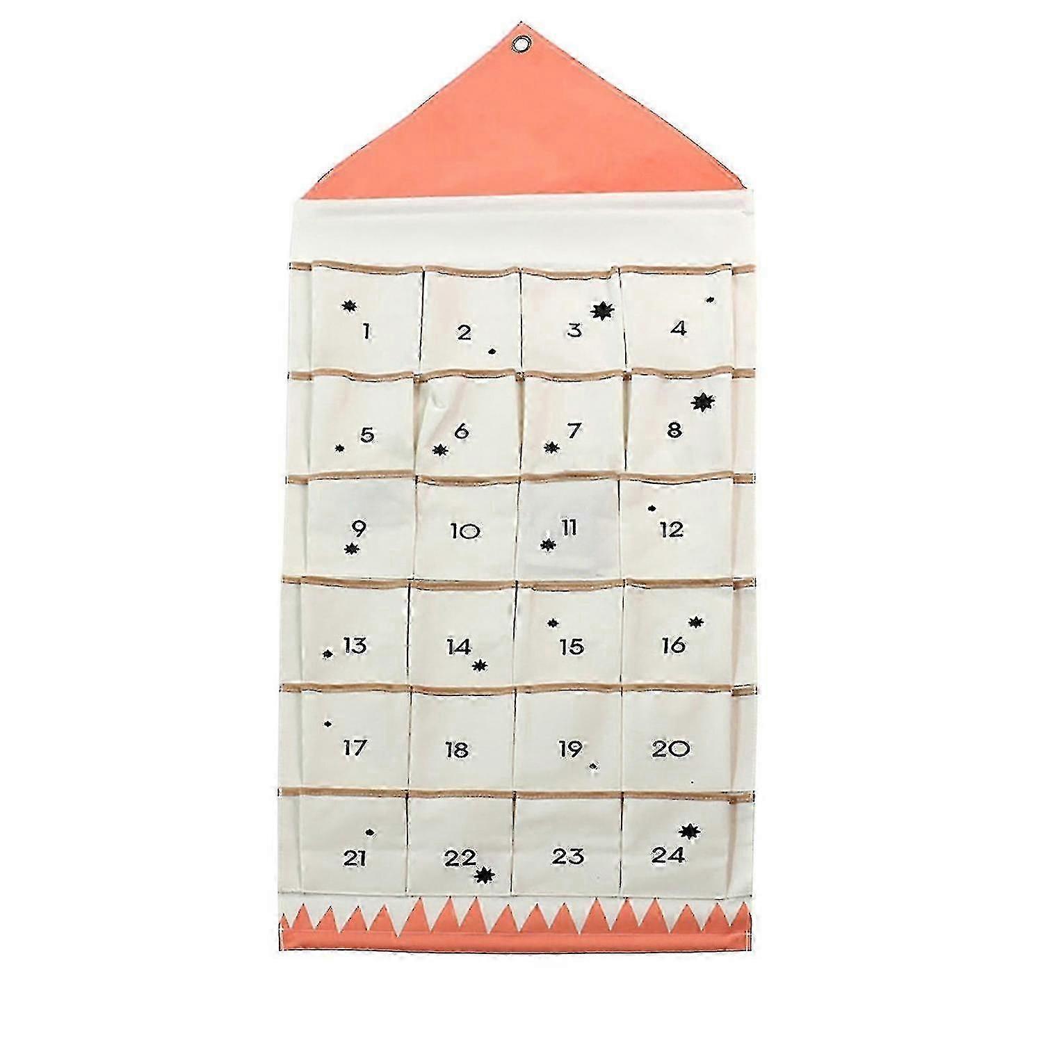 Fillable Advent Calendar, Christmas Advent Calendar 24 Pockets Empty Advent Calendar To Fill Yoursel