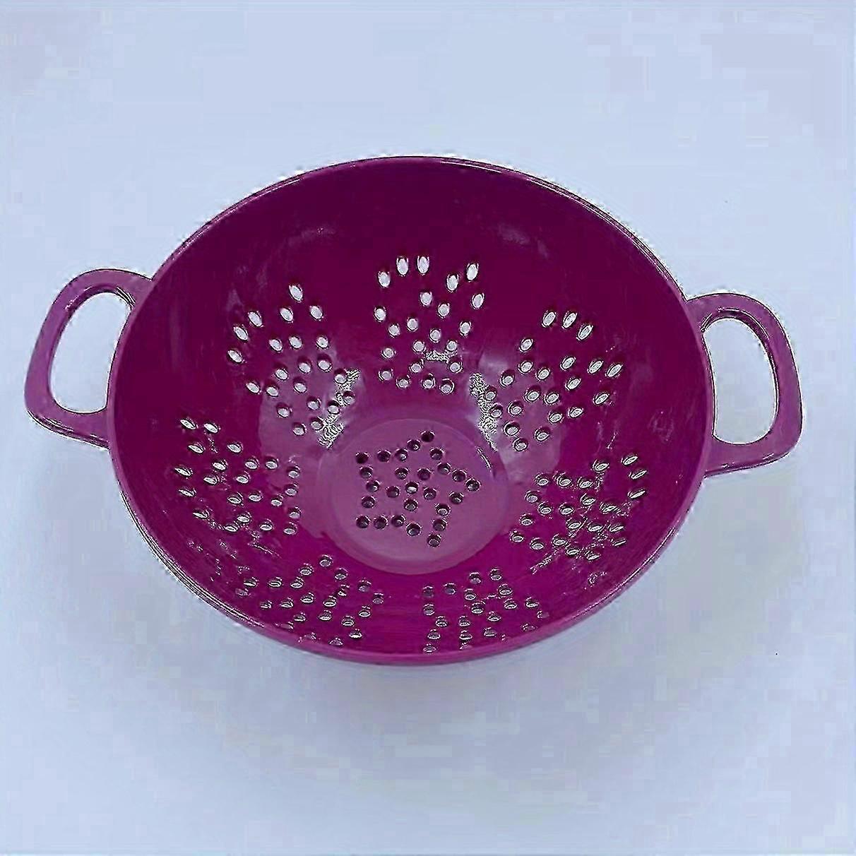 مصفاة مطبخ متعددة الوظائف متعددة الاستخدامات - بلاستيك متين ، مثالي لغسل الفواكه والخضروات وتصريف المعكرونة والأرز