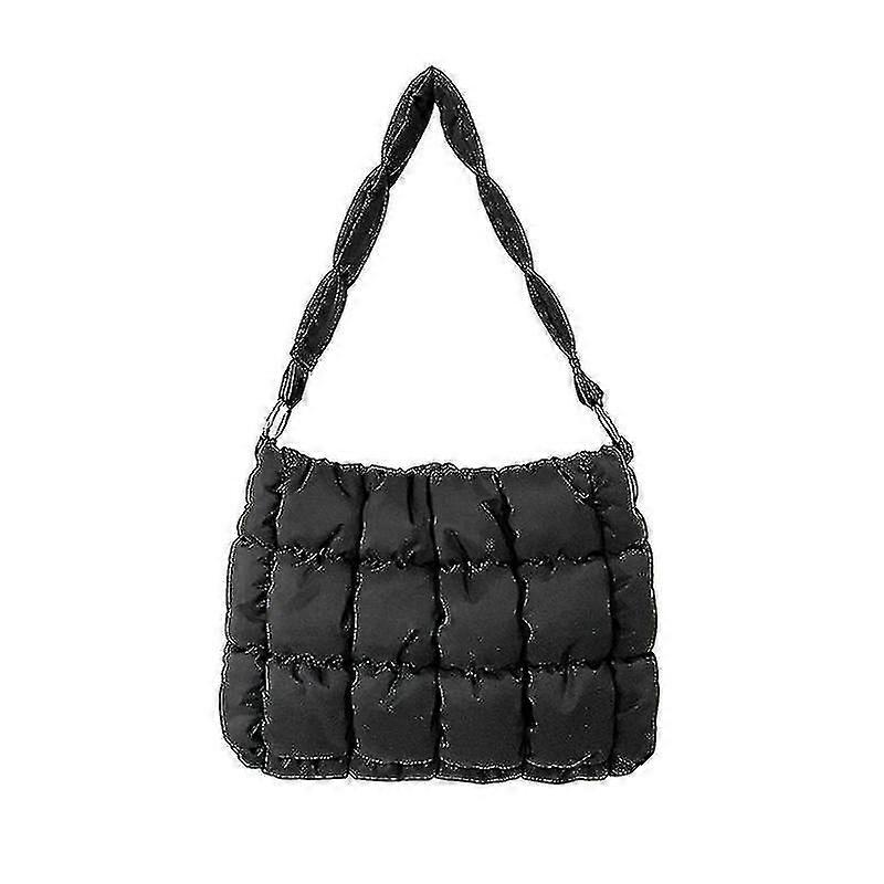Ladies One Shoulder Padded Bag - Black 1 Pc