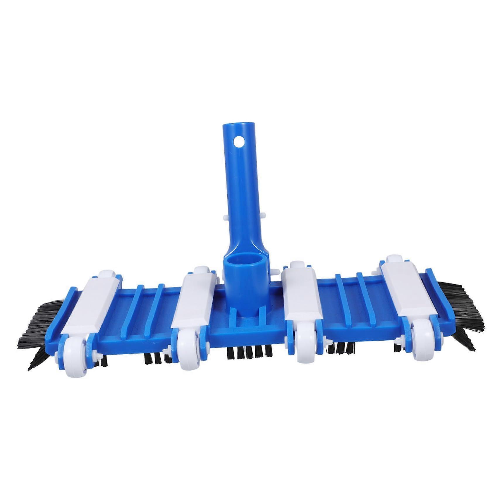 Reinforced Pool Vacuum Head With Brush, Weighted Pool Sweeper For Residential And Commercial Use