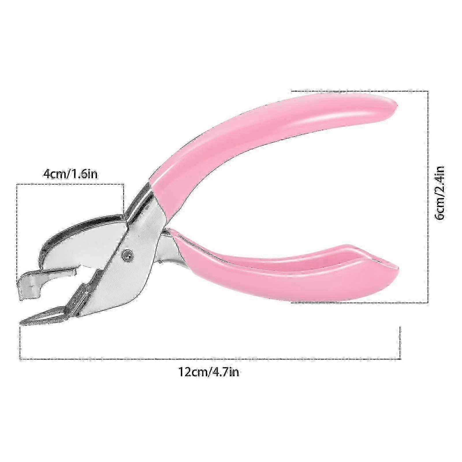 Pink Heavy Duty Staple Pull Tool with Non-slip Handle for Office Use