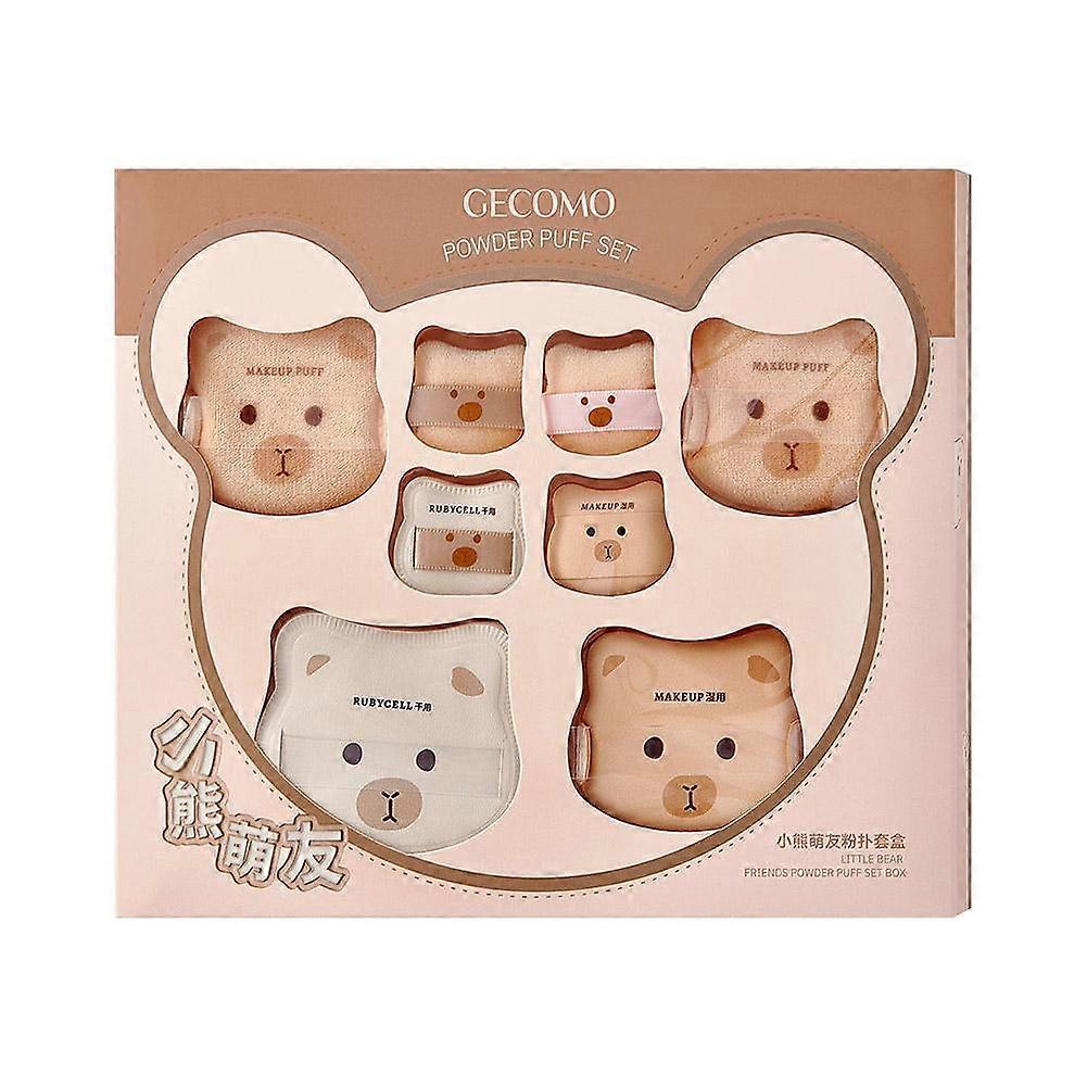 Air Cushion Puff Set, with a soft and bouncy  cushion, base makeup, gift set