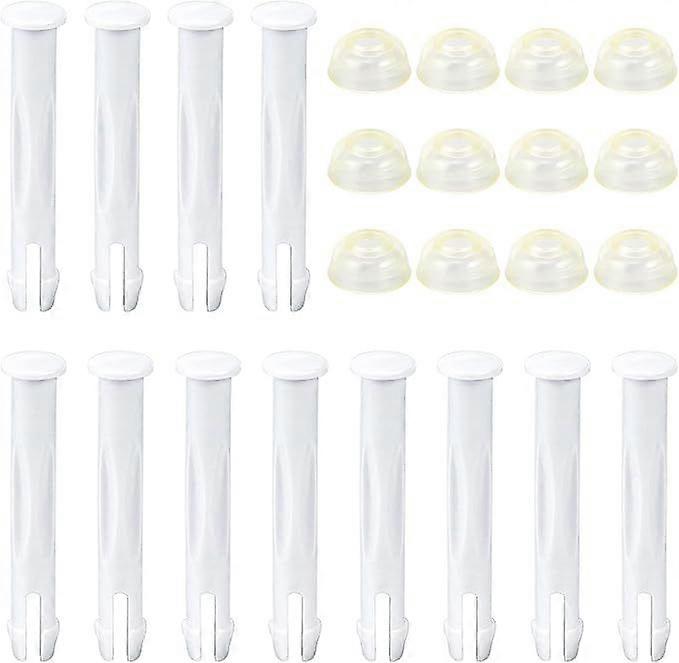 Set of 12 Swimming Pool Sealing Pins and Rubber Seals for Universal Metal Frame Pools and In-Tex Pools Series 28270-28272 (6cm Plastic)