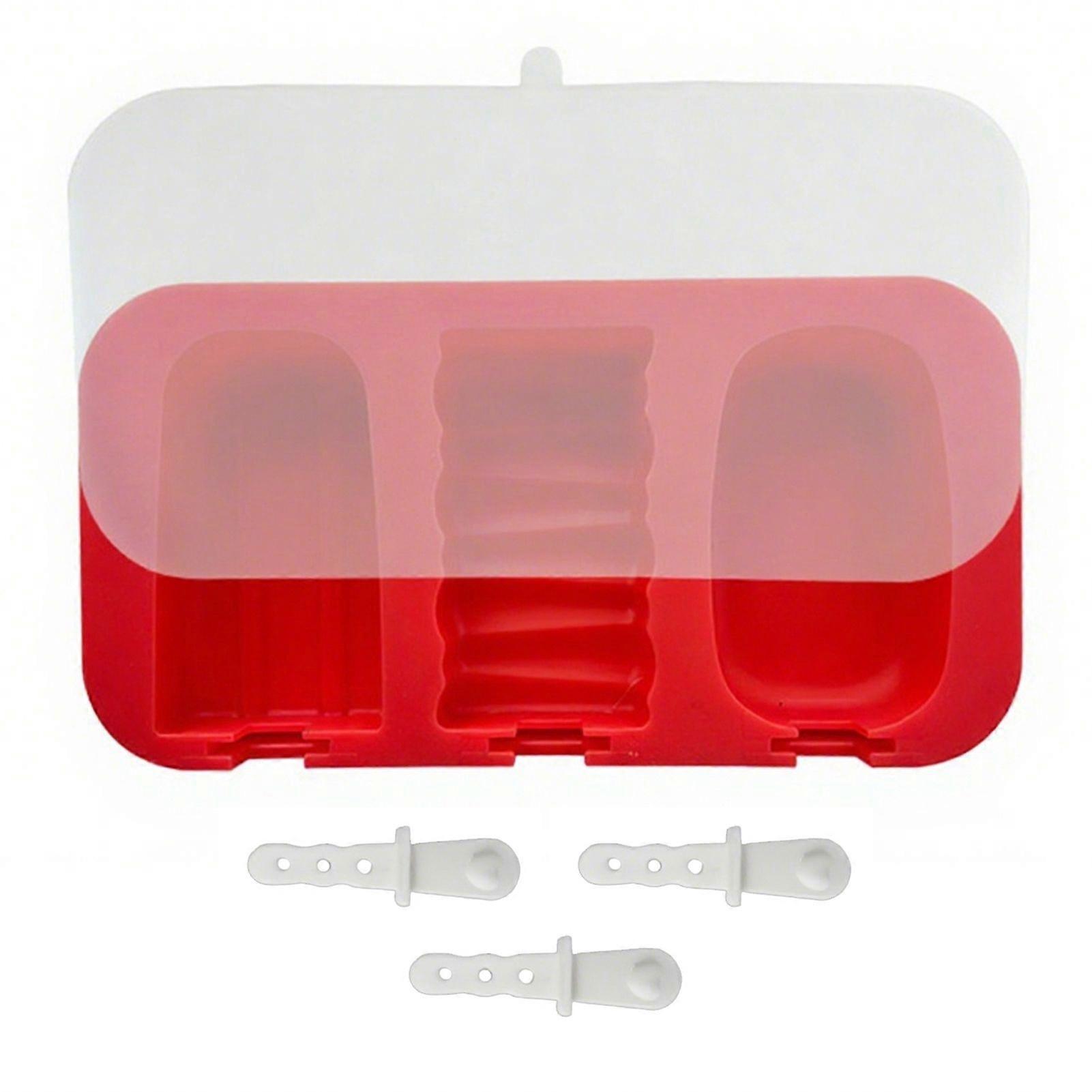 Jikaixiang Silicone Ice Lolly Mold with Cover BPA Free Popsicle Maker Reusable Easy Release Ice Cream Molds for Summer