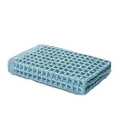 1-Piece Waffle Bath Towels Cotton Quick Dry Lint Free Bath Towel, 14 x 14 in