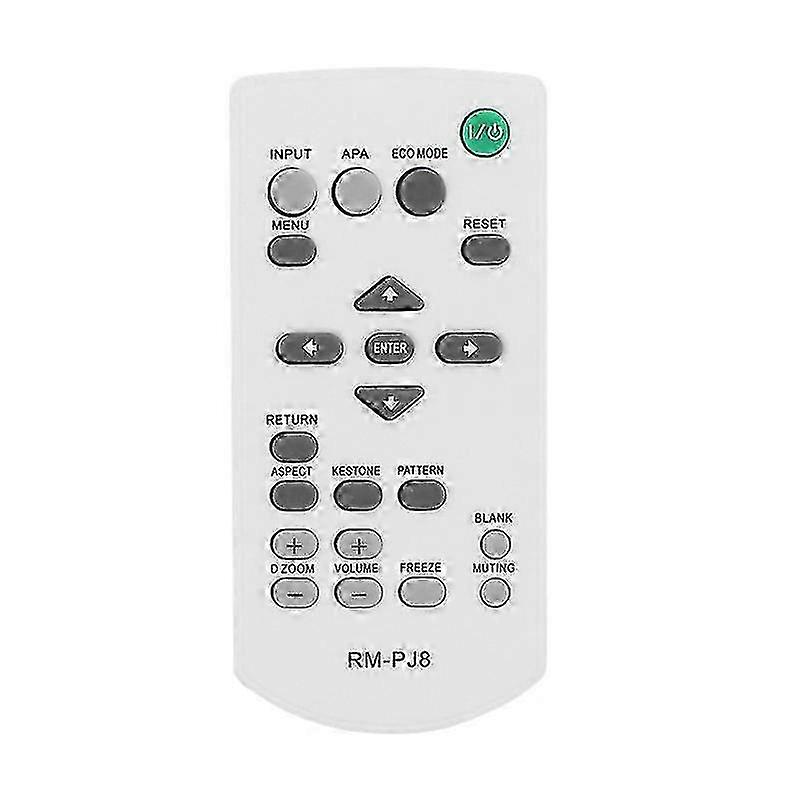 Universal RM-PJ8 Projector Replacement Remote Control for RM-PJ5/PJ6/PJ10/PJ12/PJ1 Wireless Remote C