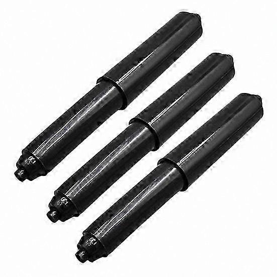 3-Pack Adjustable Spring-Loaded Toilet Paper Roll Holder with Easy Install Functionality
