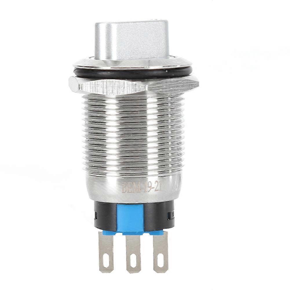 40PCS BEM-19-21 2-Position Knob Switch Waterproof Rotate Switch with Self Locking