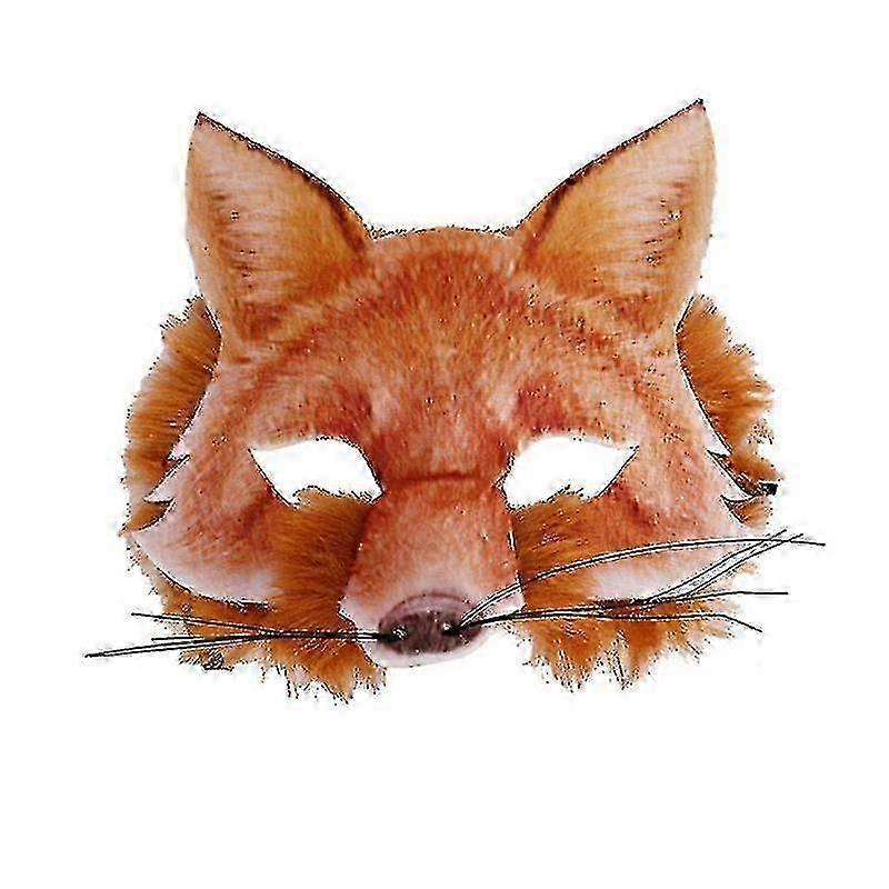 Ρεαλιστική μάσκα ζώων Mr Fox - Ενήλικα παιδιά φανταχτερό φόρεμα Μάσκα καρναβαλιού