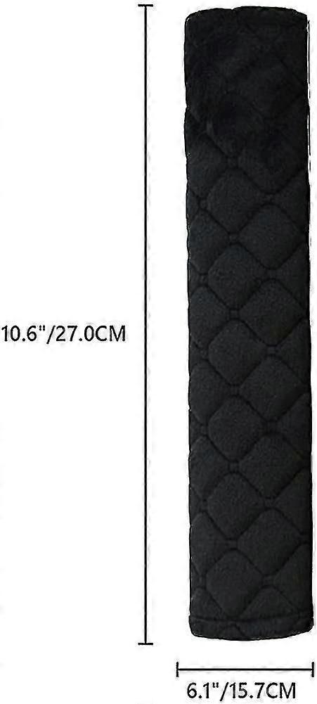 2-pakning universell bil setebelte pads, flere farge setebelte skulderputer, fløyel overflate