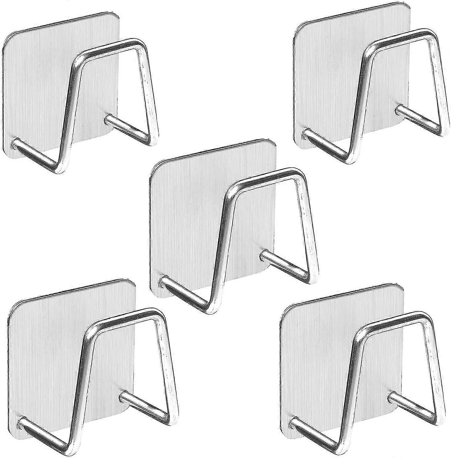 5 قطع جودة المطبخ بالوعة حامل الإسفنج، صغيرة الثقيلة الفولاذ المقاوم للصدأ