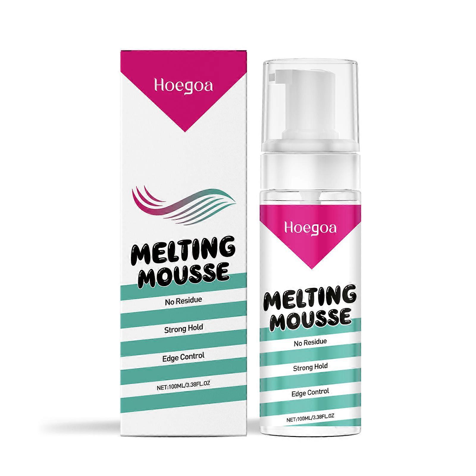 Hoegoa Wig Styling Glue Mousse Mild Formula Wig Care Moisturizing Styling Lasting Styling Care