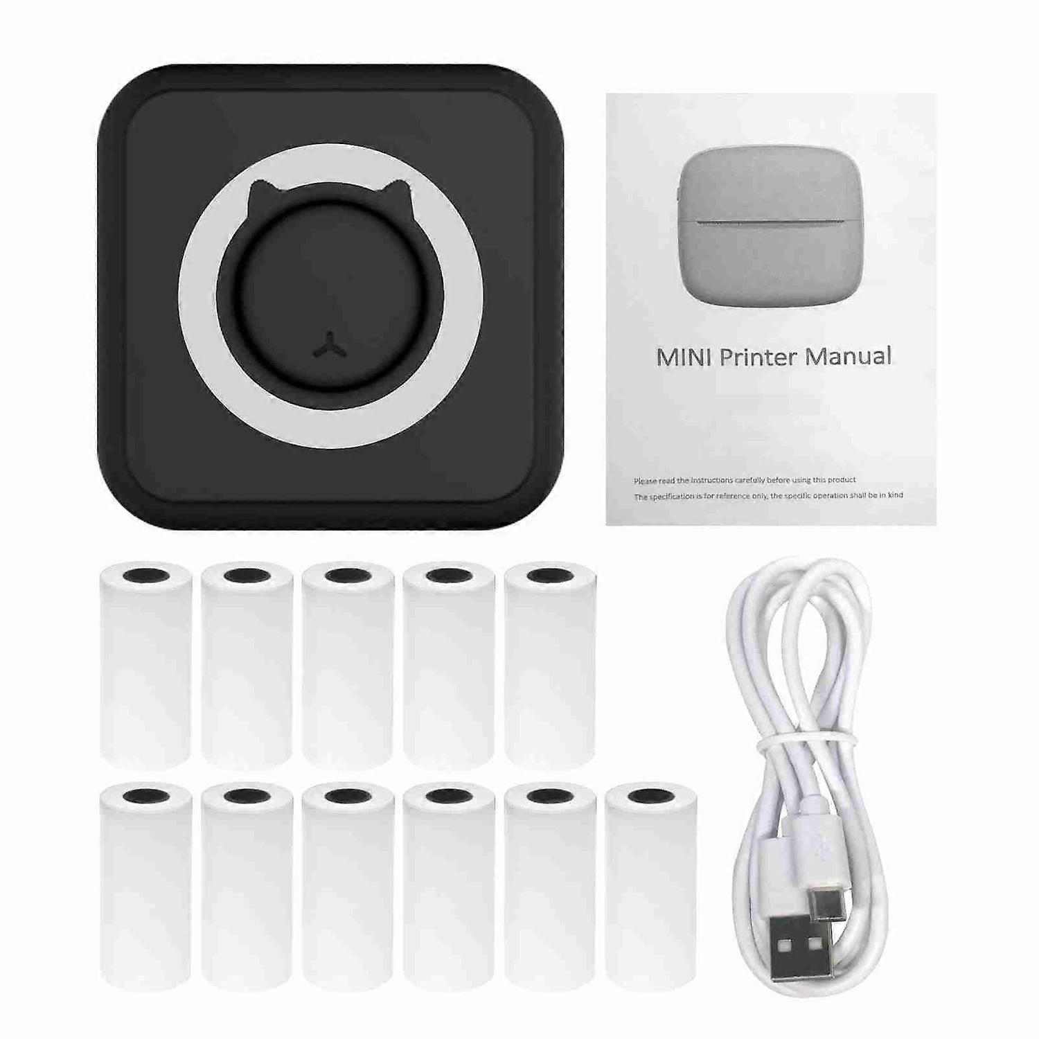 All-in-one Photo Printer Multifunction Portable Printer Wireless Instant Mini Printer Support BT Con