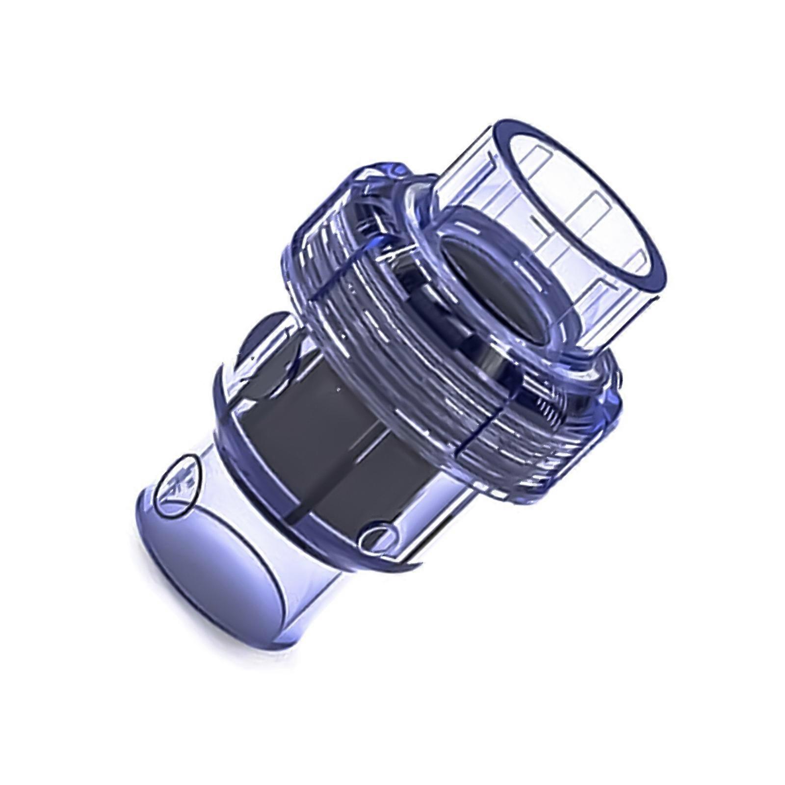 Against Backwash Clear PVC Gate 25mm Internal Diameter Global Pipe Connection Permanent Substance For Home Commercial Use Multicolor