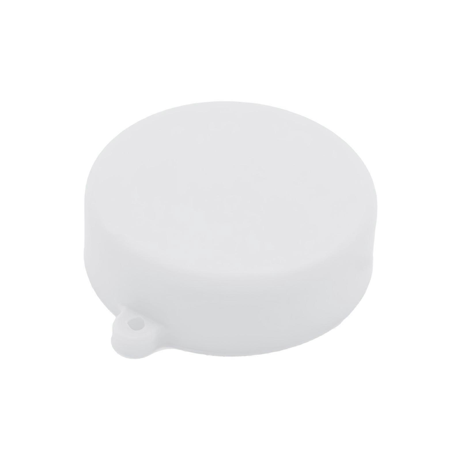 Silicone Camera Lens Protector Cover Full Coverage Case Wide Compatibility Lightweight Durability  White