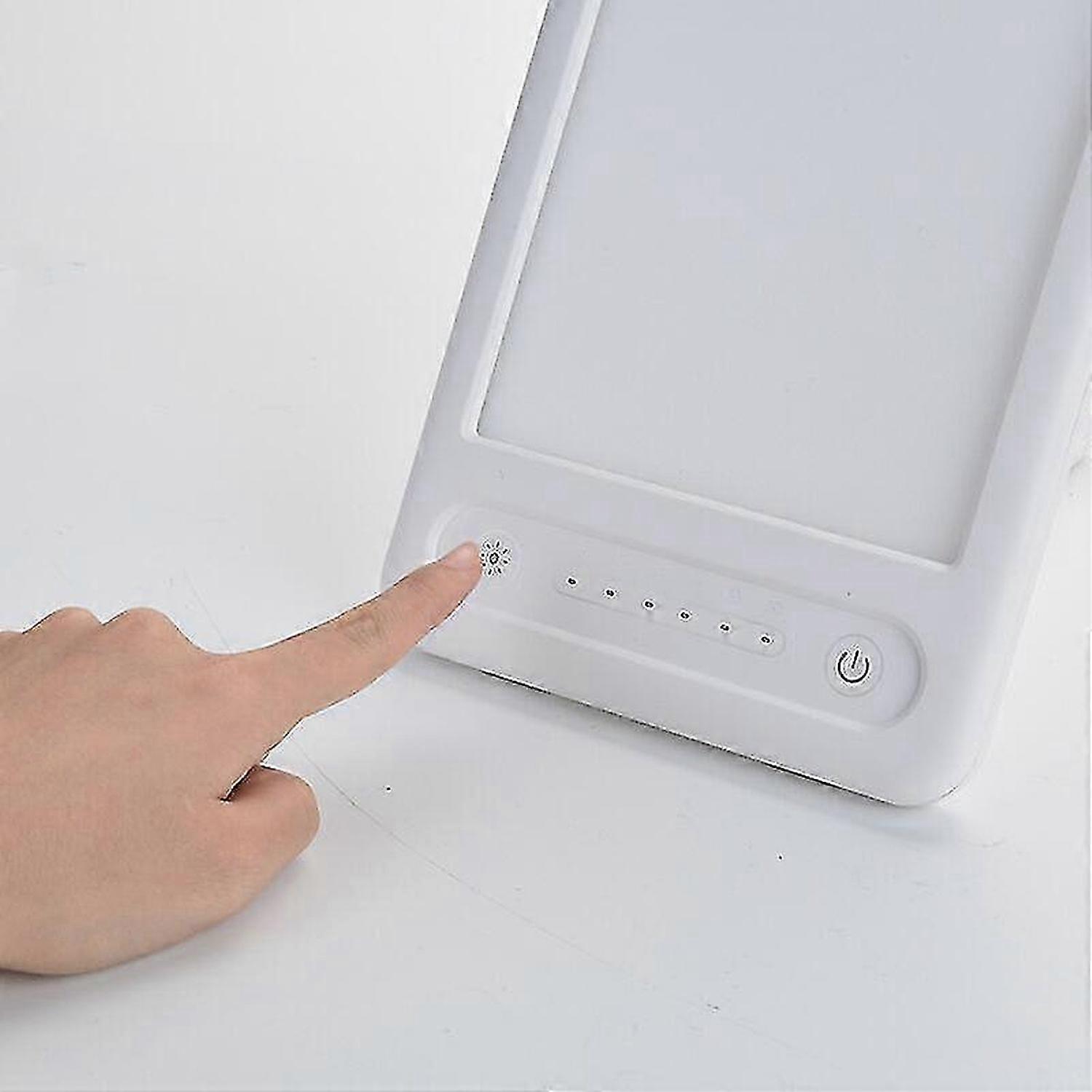 Light Therapy Lamp,10000Lux Adjustable Daylight Lamp Daylight Simulation Light With Multi-angle Adjustable Bracket