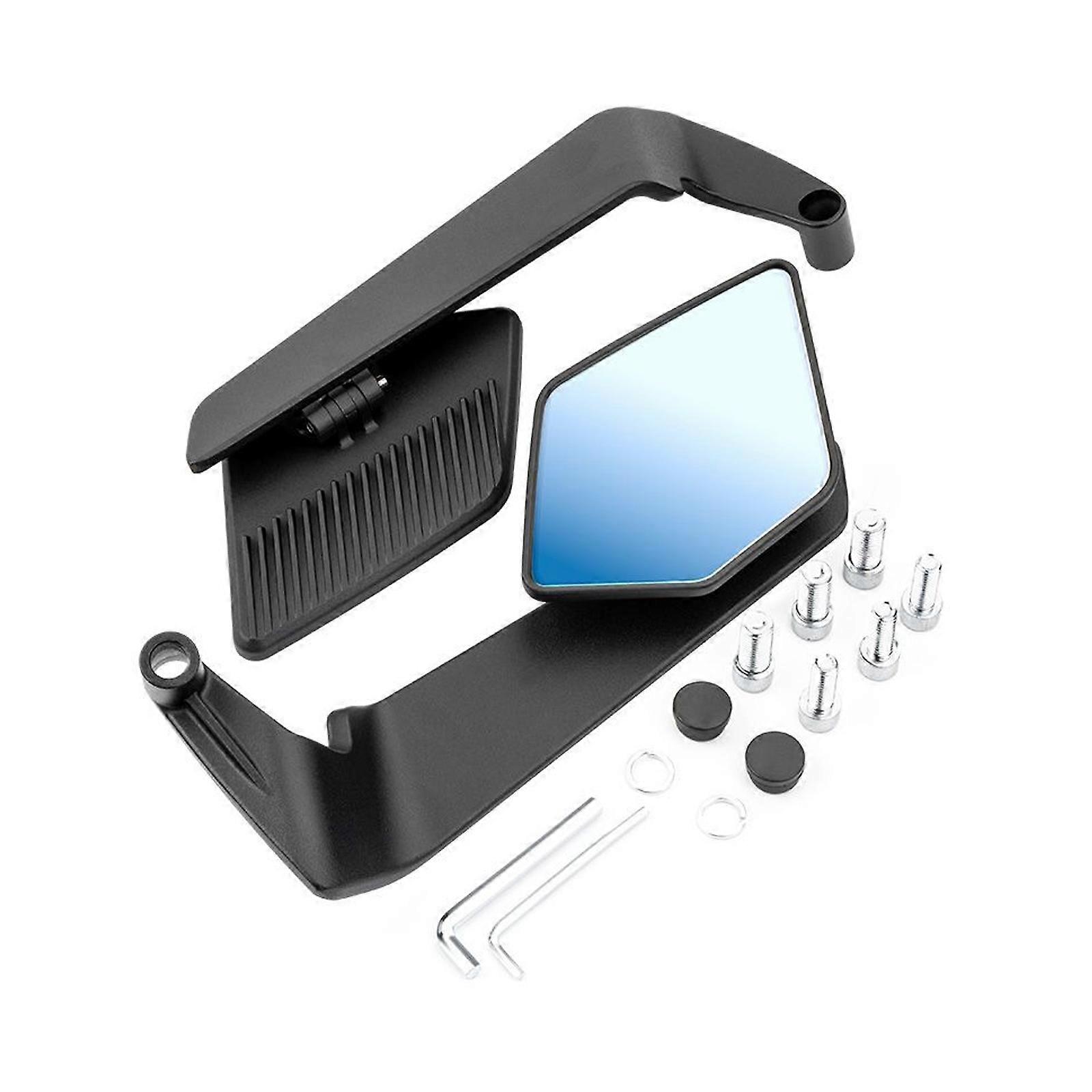 Wide Coverage Motorcycle Rear View Mirror Night Day Clear Light Weight Mirror Wear Resistant Vibration Control Multicolor