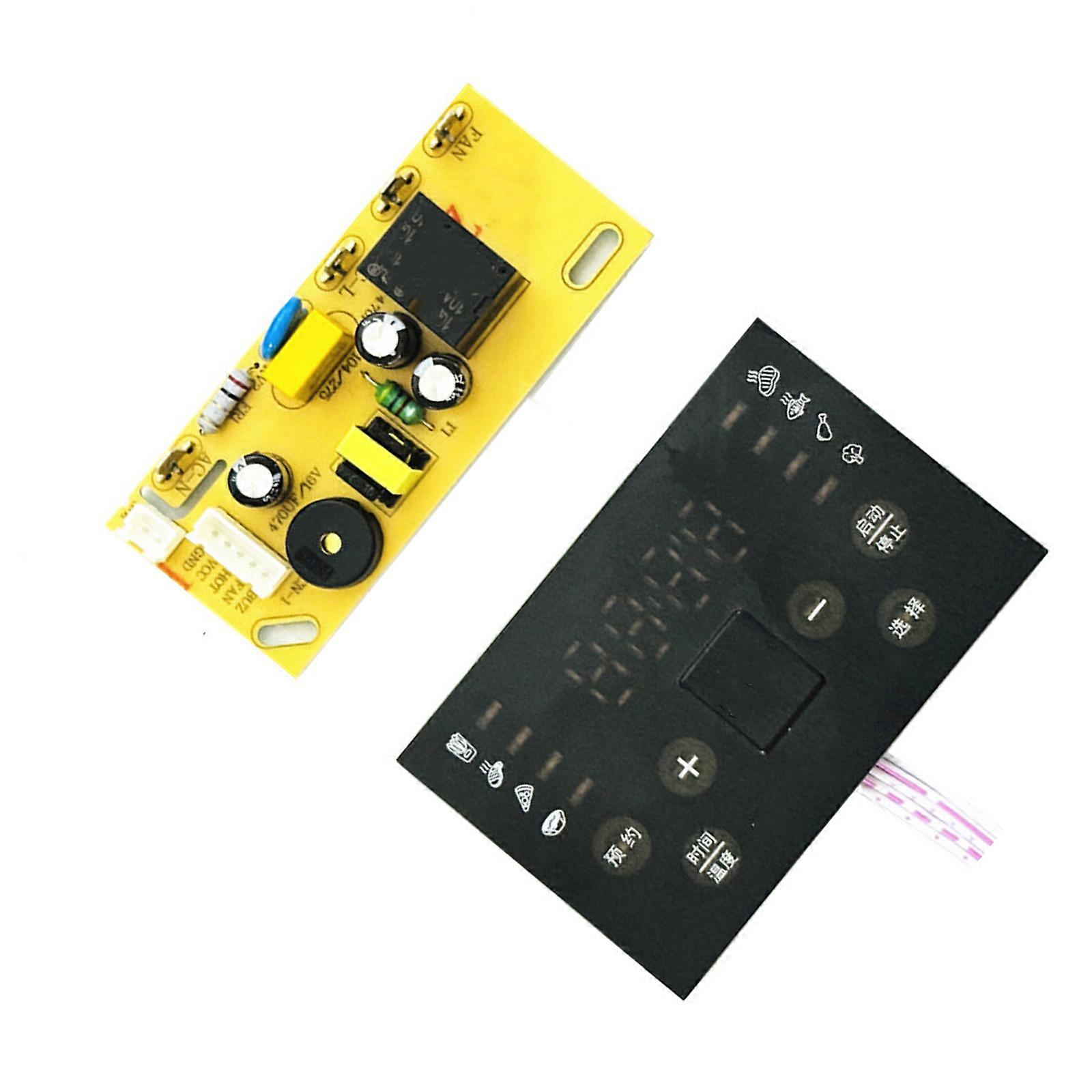 Universally Air Frying Control Board With Precise Temperatures Settings Heat Resistant Plastic Material Multicolor