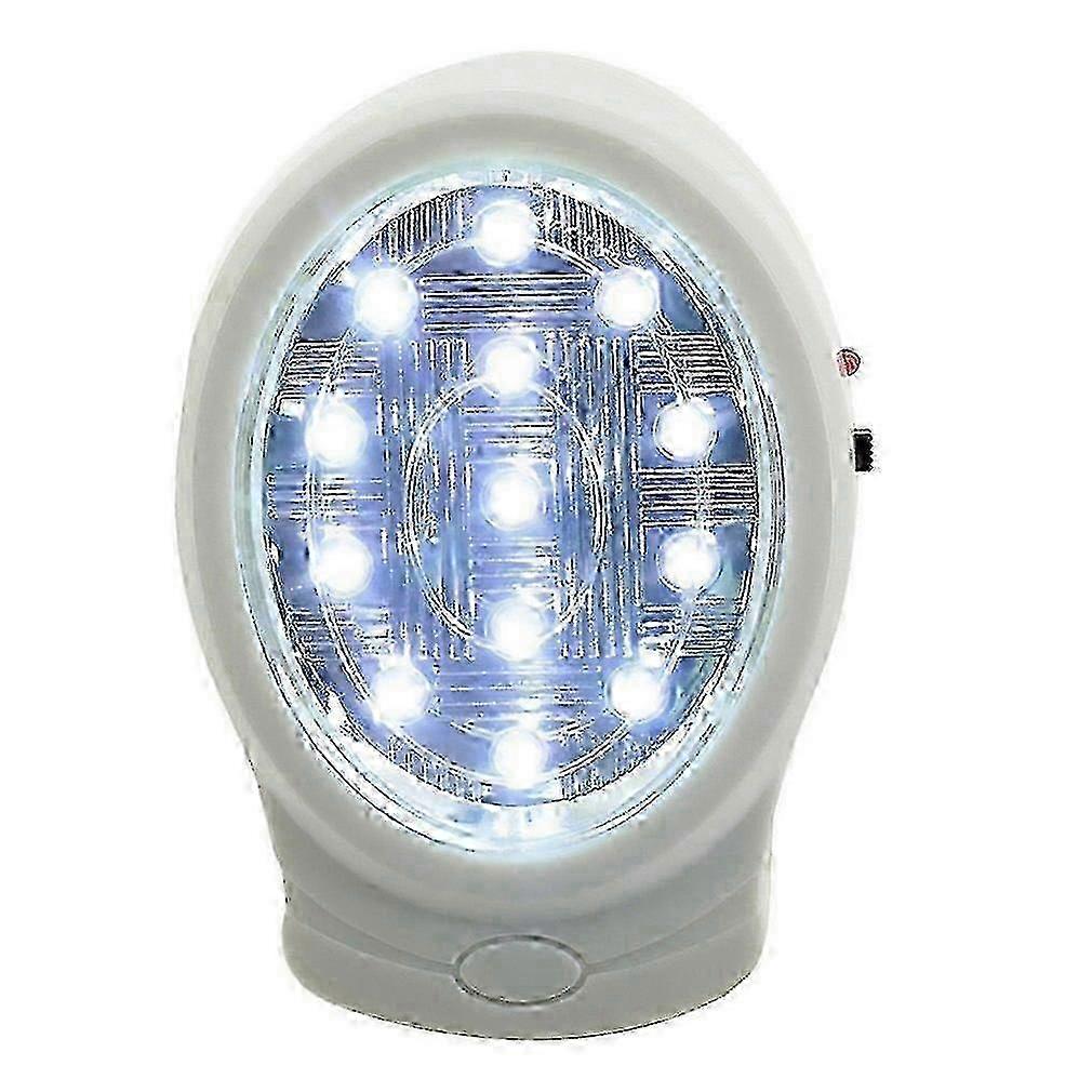 Rechargeable LED Emergency Light with 13 Lights for Home Use Automatic Power Failure Detection Bulb Style Night Light for 110-240v with US Plug