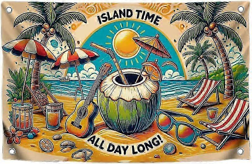 Single Sided Flag - Island Dream Flag Mode A-4238