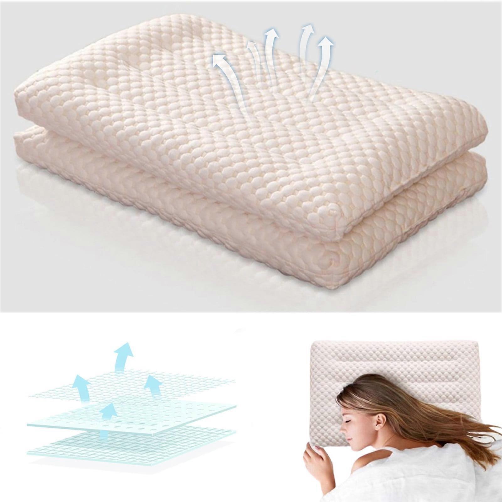 YANHAIGONG Rectangular Bed Pillows, Soft & Supportive Cooling Down Alternative Pillow Core, Compatible with Hotel Use for Back, Side, Stomach