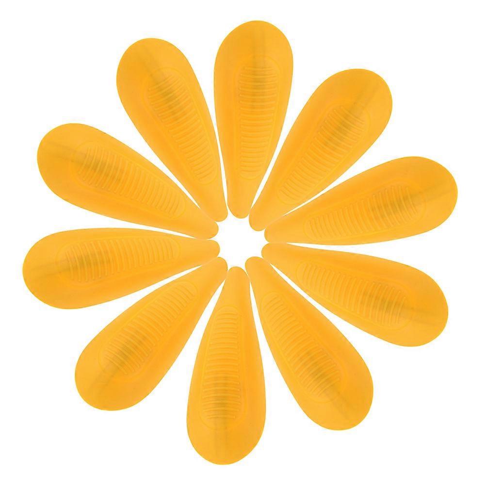 Hanger Shoulder Protectors Plastic Shoulder Support for 8Pairs Yellow