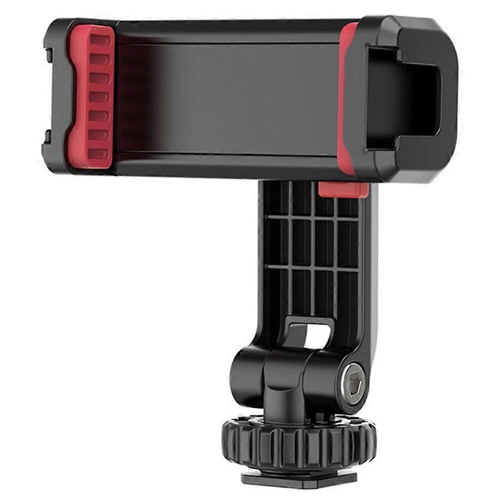 Universal Camera Phone Tripod Mount with Cold Shoe Mount Smartphone Clip Adapter