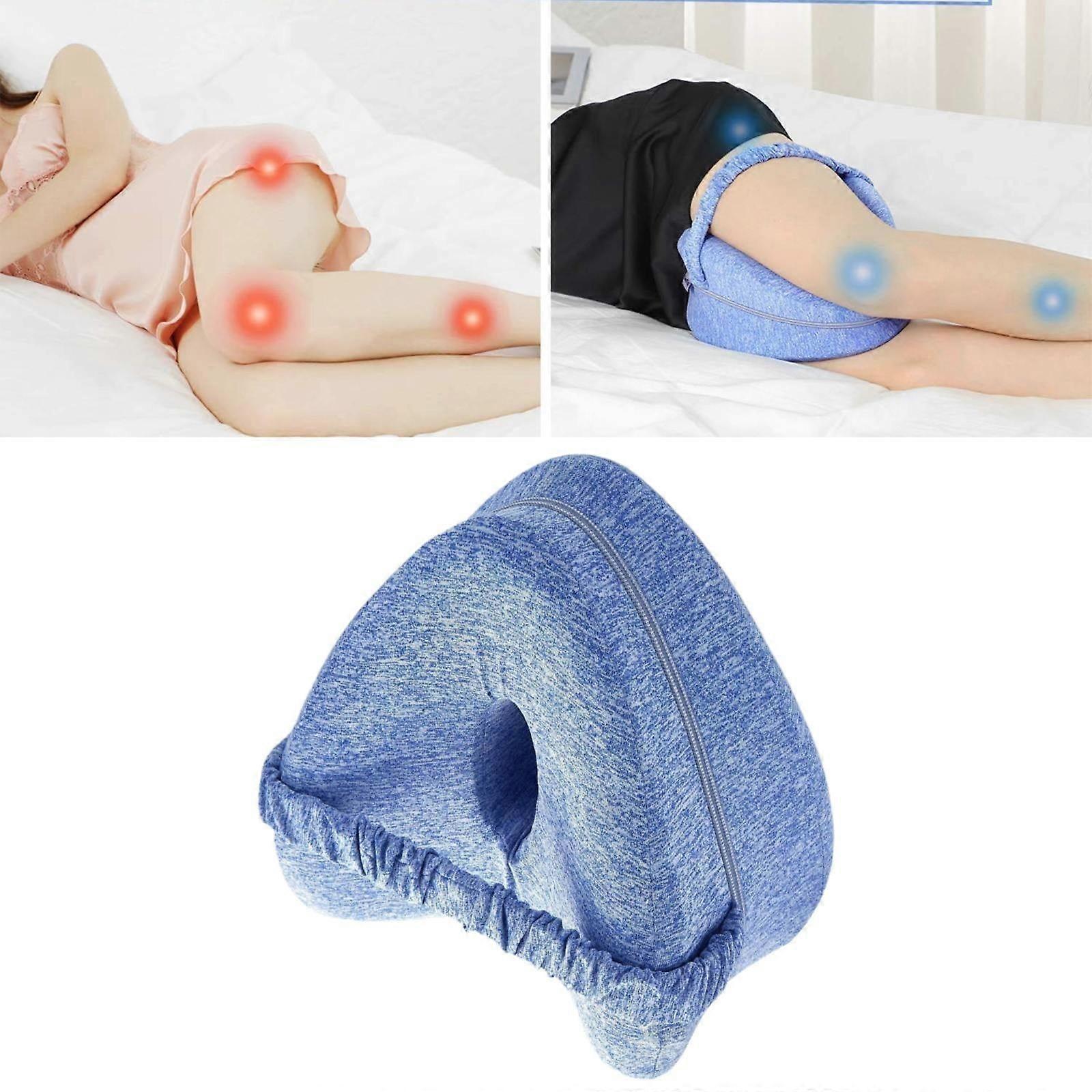 Clearance! Alignment Pillow for Hip & Sciatica, Memory Foam Leg Pillow for Sleeping, Compatible with Back Knee Support, Includes Pillow Case