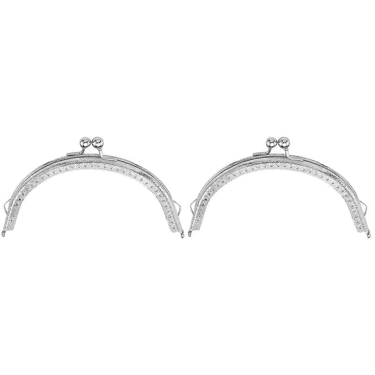 30 Cm Lock A Frame Embossed Lightweight Round Silver Frames
