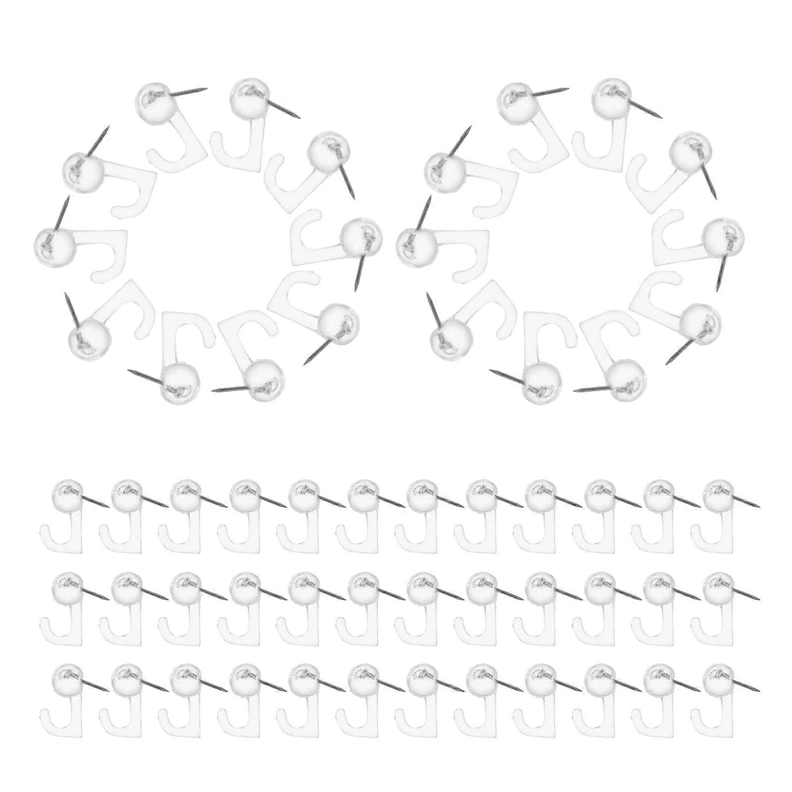 Picture Hooks For Hanging Pushpin Hooks Reliable Material Wall Decoration 100Pcs