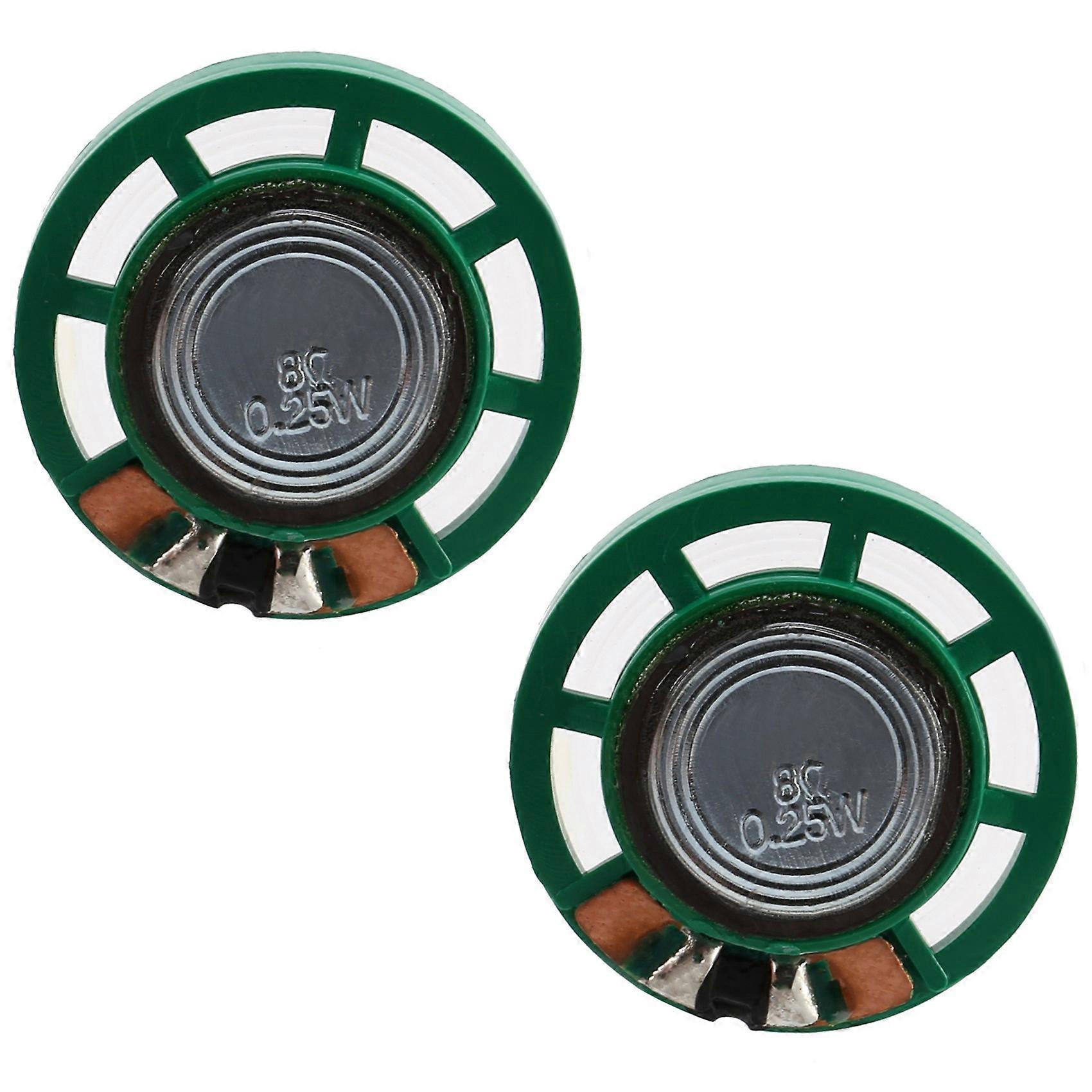 2 Pcs 1/4W 0.25W 8Ohm 27mm round external magnet speaker speaker