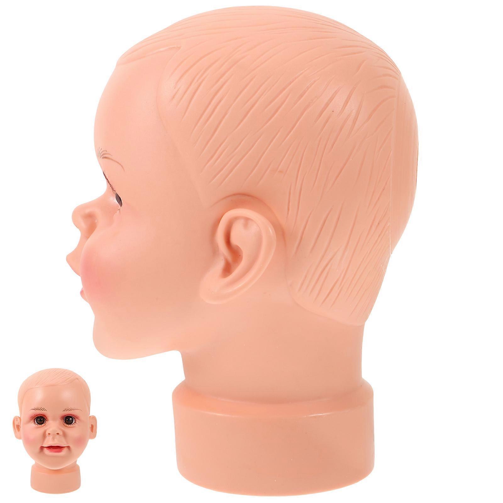 Children Mannequin Head for Display Hat 3Pcs Kids Mannequin