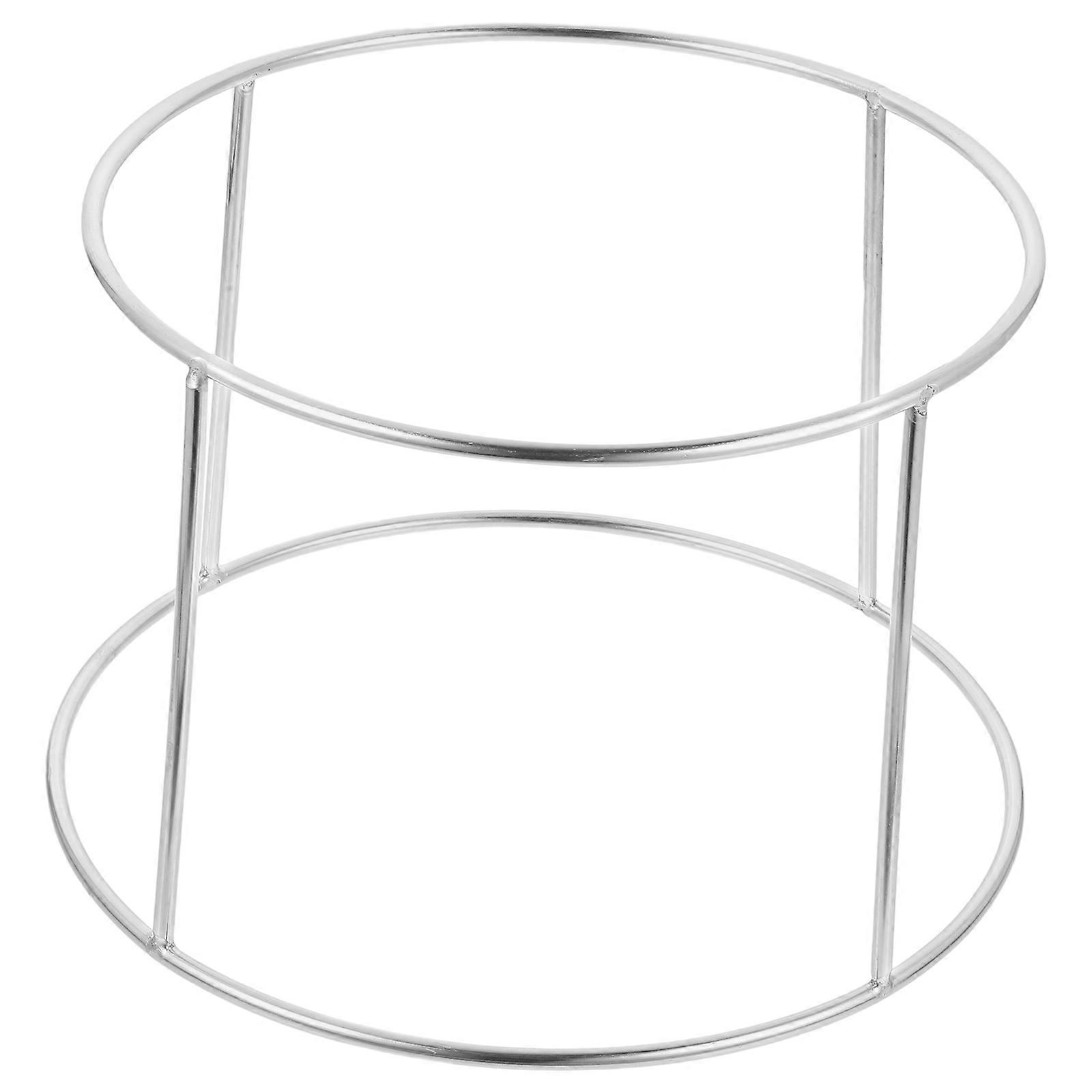 Sjømat Display Rack Tolags Pizza Pan Stand Rack Buffet Rustfritt stål Seafood Rack