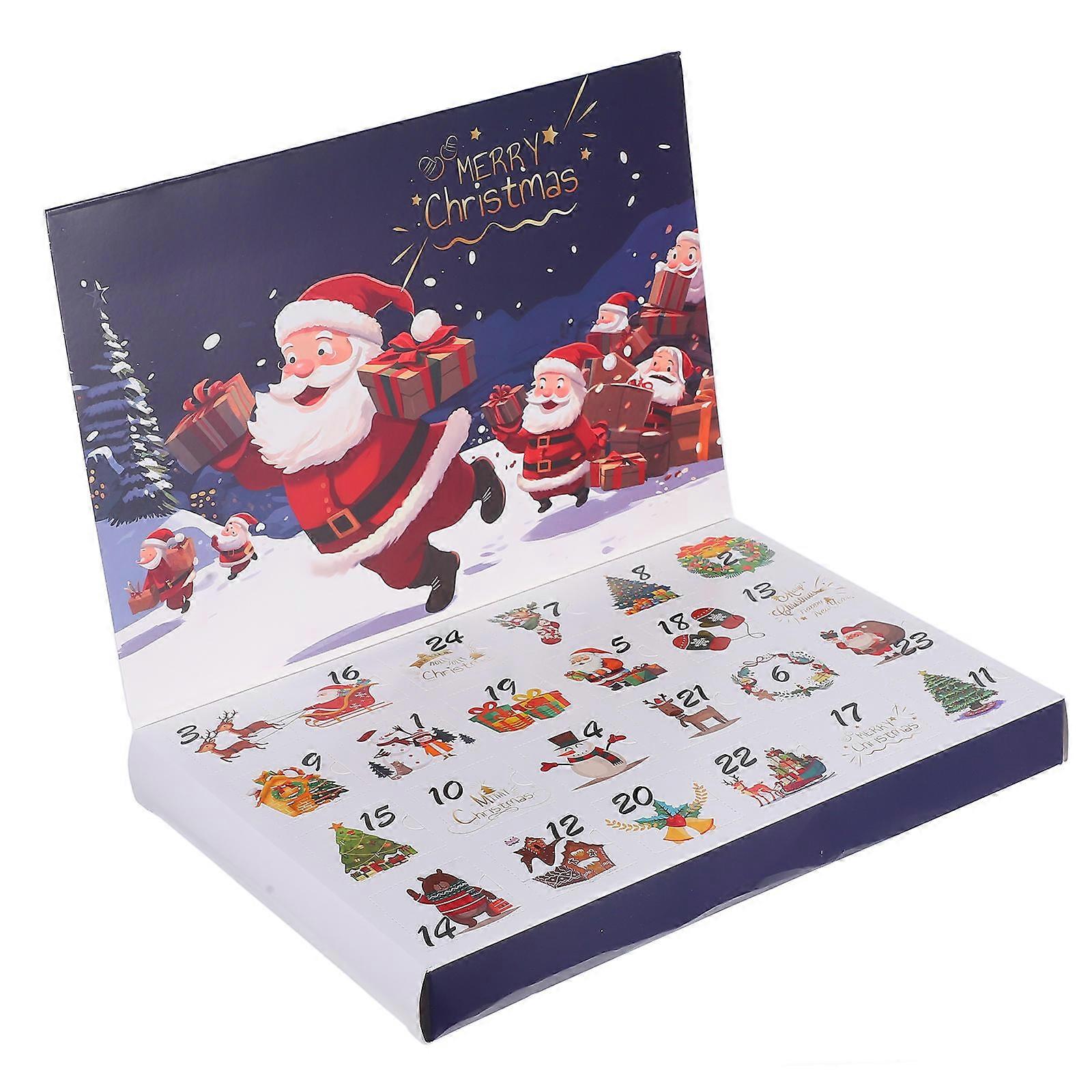 Christmas Treats Boxes DIY Advent Calendar Box Empty for Storage