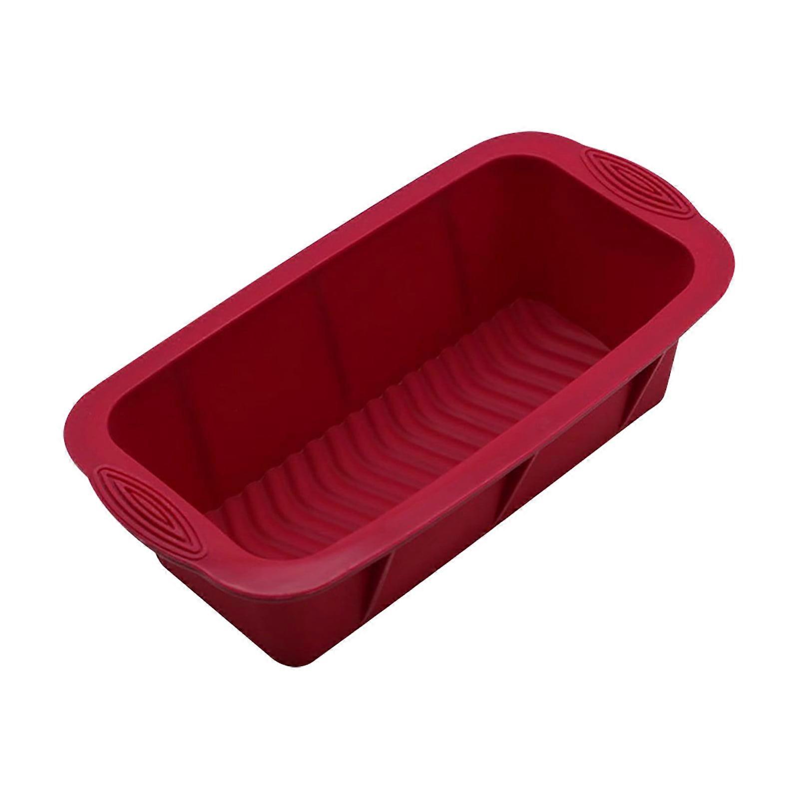 Clearance! lulshou Silicone Bread Loaf Pan Bread Rectangle Non-Stick Baking