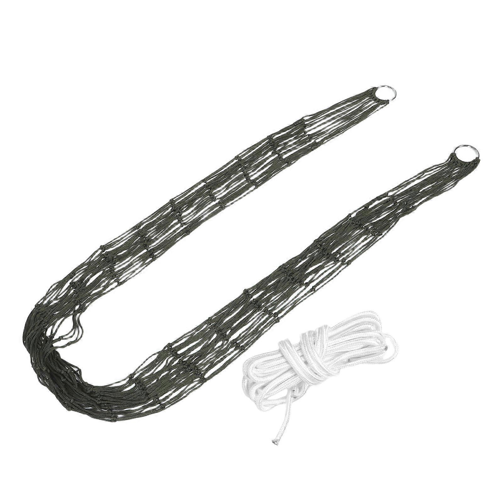 Portable Nylon Rope Hammock Swing Outdoor for Camping Use