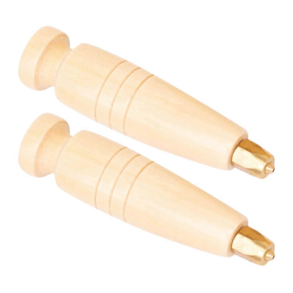 Raindrops 2pcs Awl Handle for Replaceable Stitching Crafts Awl Accessory