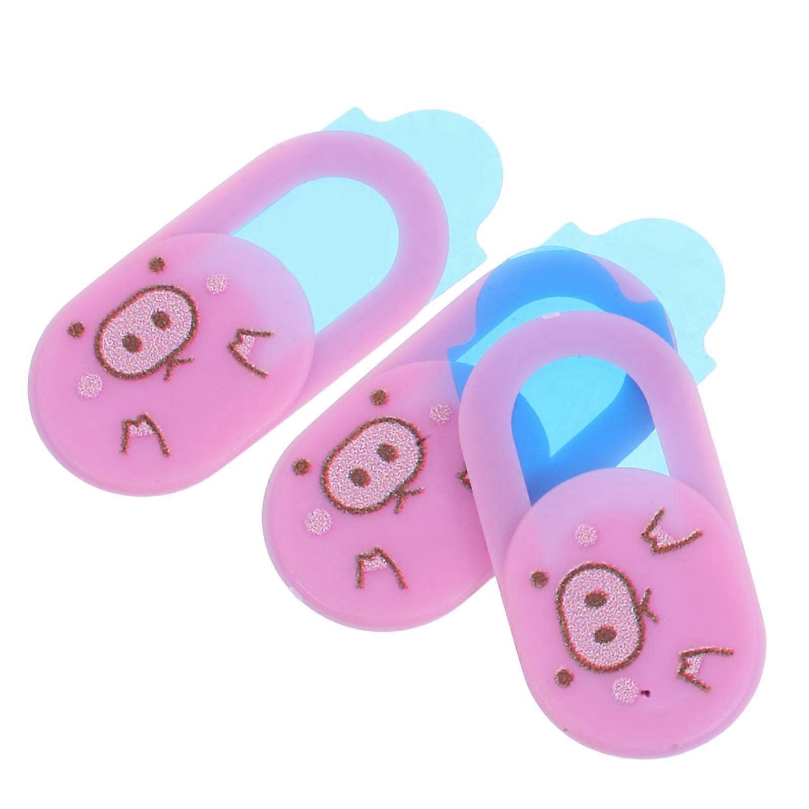 Privacy Protection Laptop Camera Cover Slide 12Pcs Pink Set
