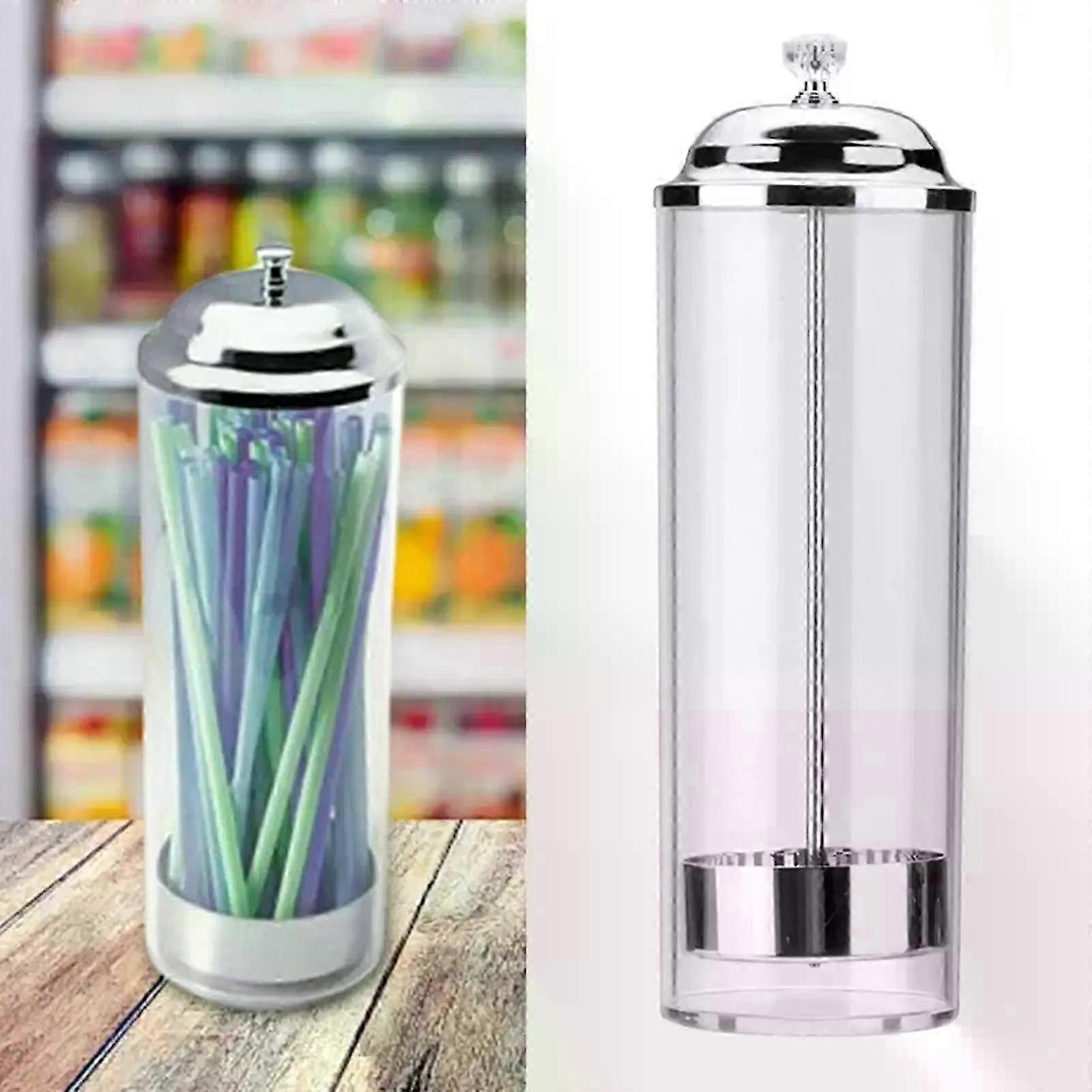 Straw Dispenser Holders Clear Durable Plastic Straws Dispenser Holders