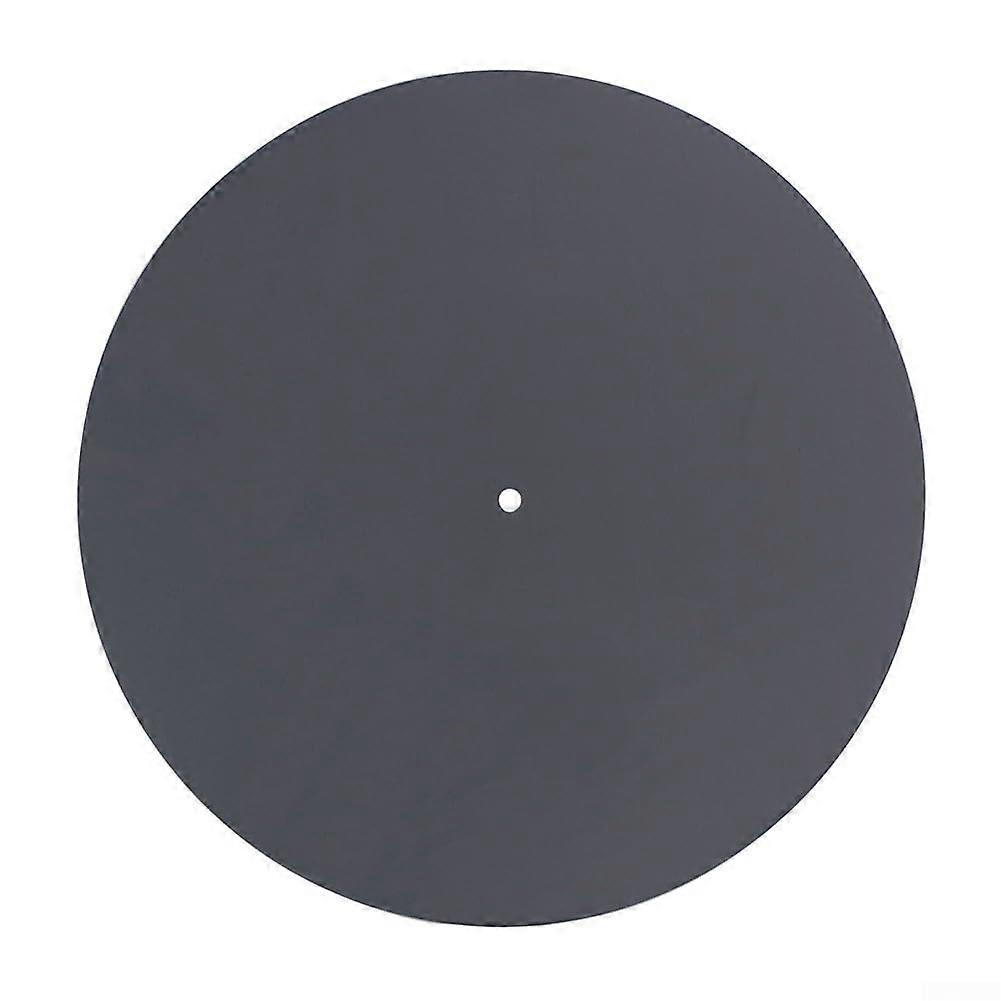 Record Player Accessory 12 Inch Black Acrylic Slip Mat for Improved Sound Quality and Vibration Dampening