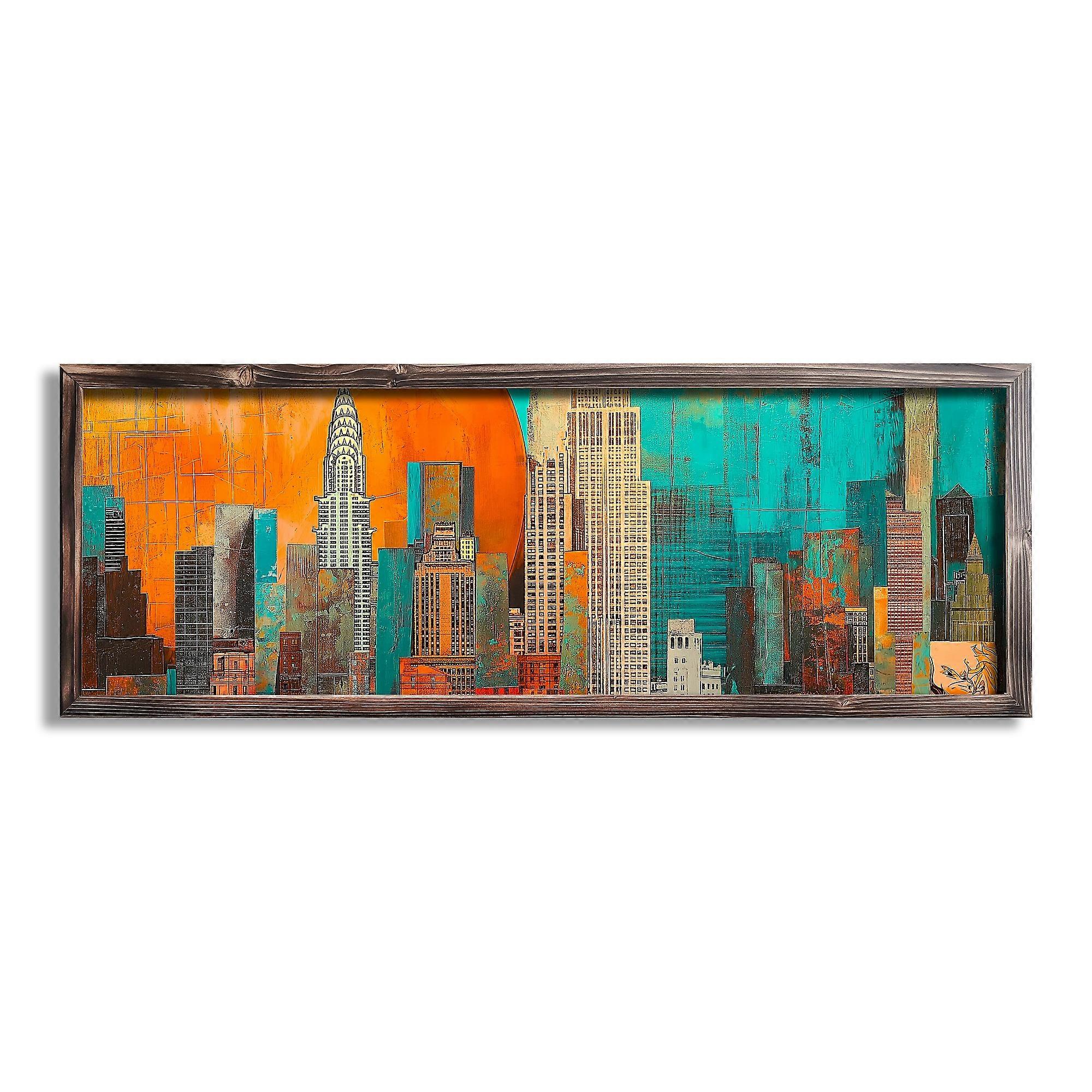 MDF tisk "Městská krajina"