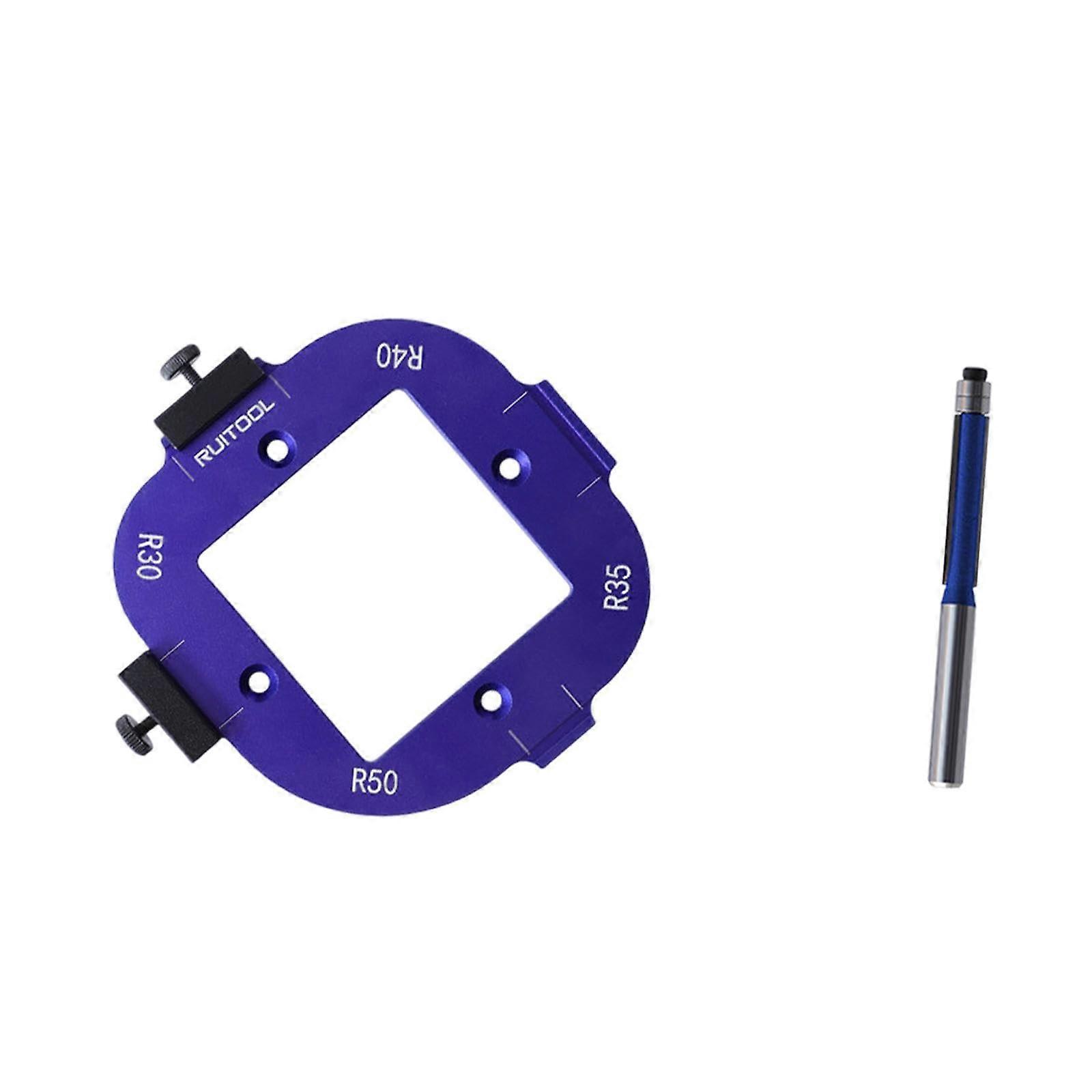 Corner Radius Router Template 5in1 Precision Arc Cutting Jig for MultiAngle Woodworking Projects