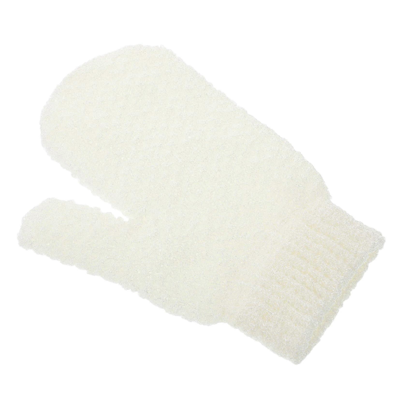 Double Side Exfoliating Shower Gloves for Women Deep Clean, Skin Smoothing and Circulation Boost