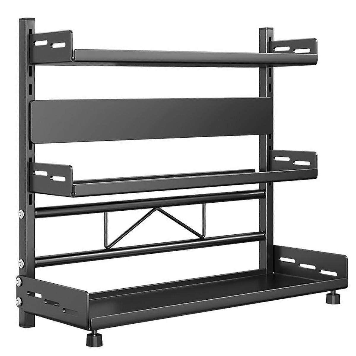 Cabinet Spice Storage Rack Kitchen Countertop Storage Rack Condiment Storage Rack Multi-Layer Household Storage Rack