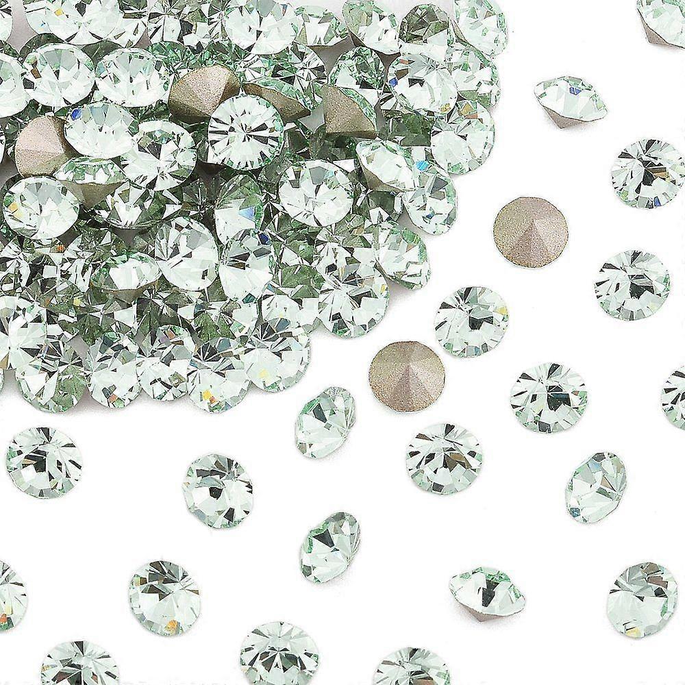 Preciosaeg MAXIMA Round Stones Czech Dura Foiling Round(431 11 615 Chaton) 50000 Chrysolite SS29(6.15~6.35mm)