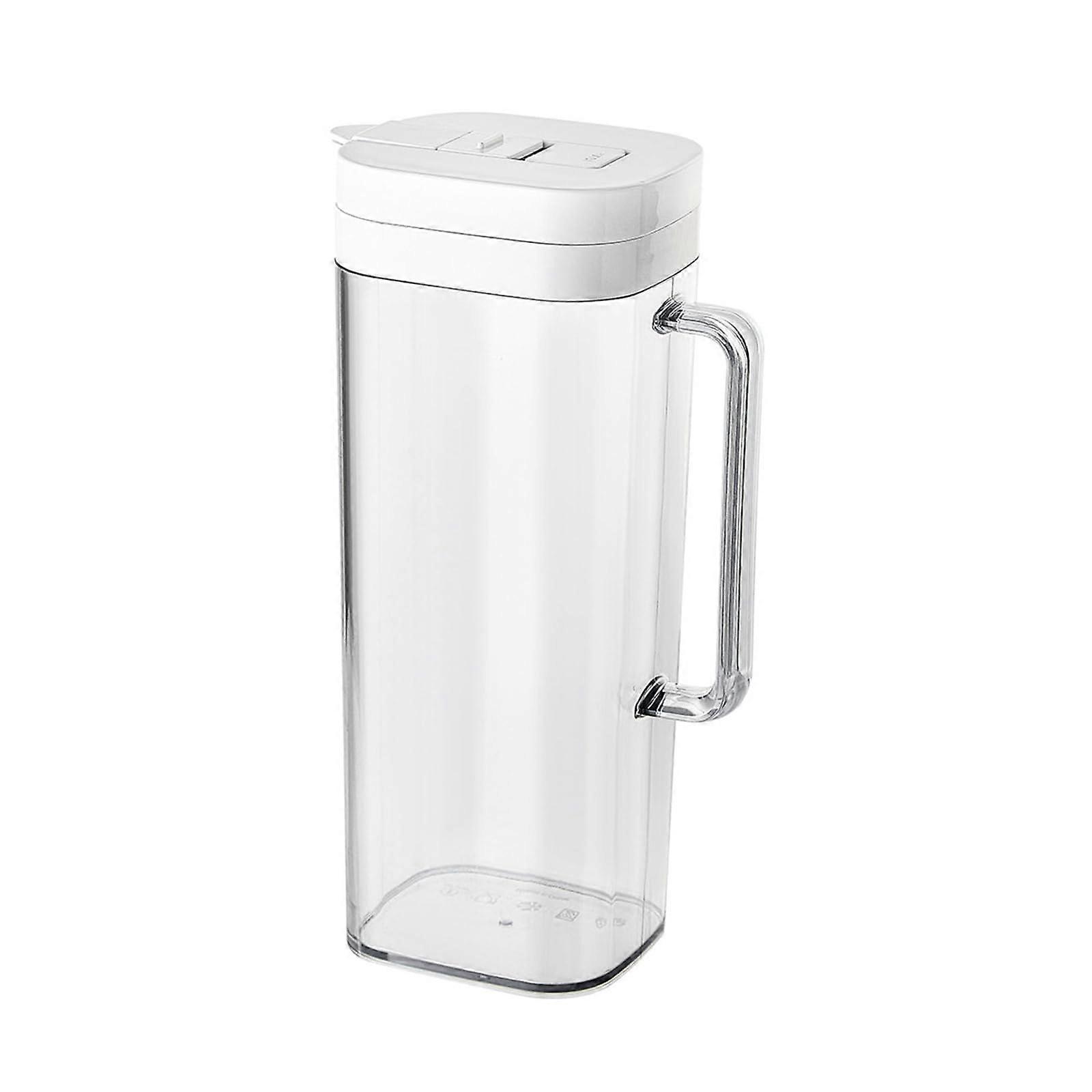 Water Pitcher with Lid, 2000ml Leakproof Cold Brew Tea Pot for Refrigerator Drinks