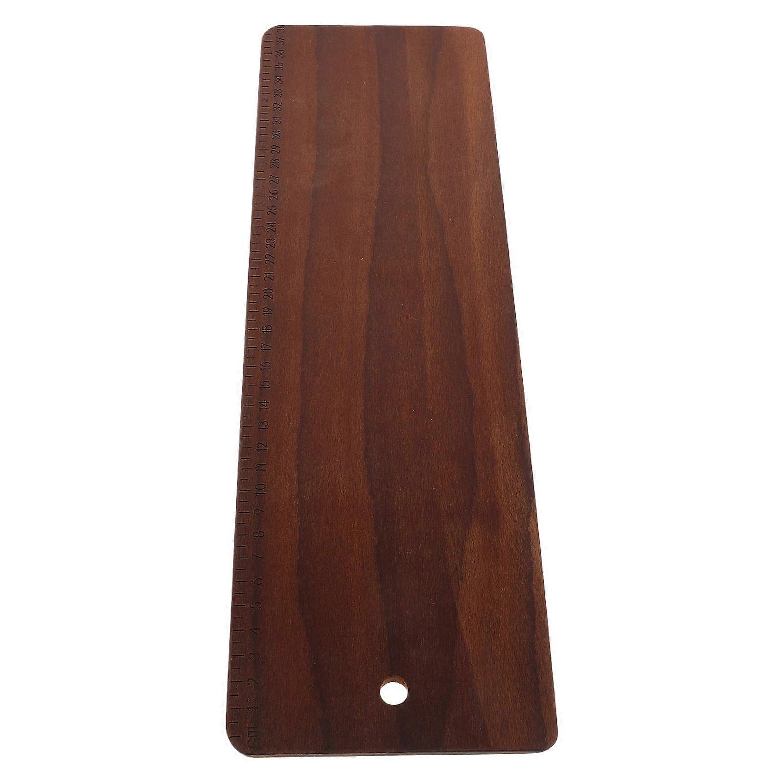 Wooden Serving Tray for Baking Use 2Pcs Coffee Color Kitchen Accessory