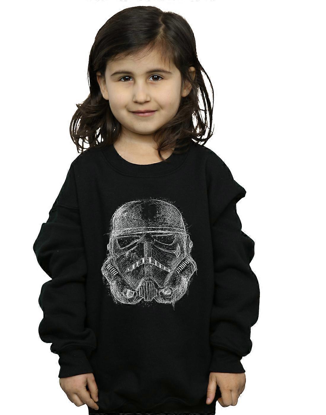 Star Wars ragazze Stormtrooper Scribble casco Sweatshirt